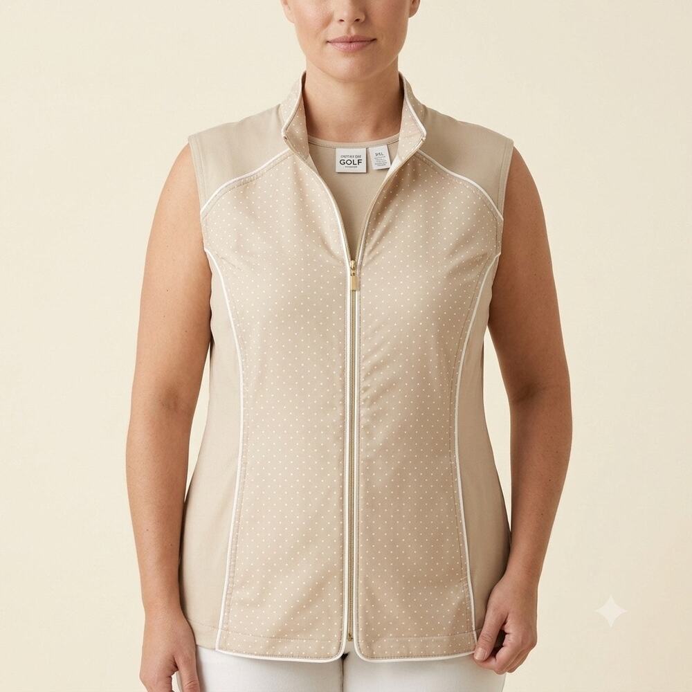 176-Chico’s Golf Zenergy Top size 4 NWT / PTP 26”